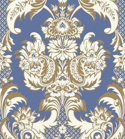Color – Chalk & Metallic Gold on Cerulean Sky