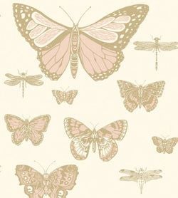 Color – Alabaster & Metallic Gold on Pale Cream