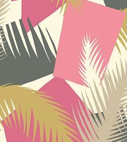 Color – Fuchsia, Magenta, Gold & Charcoal on Cream