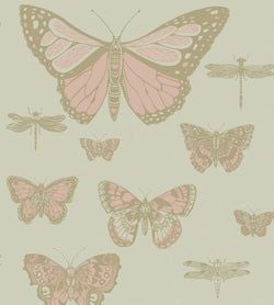 Color – Alabaster & Metallic Gold on Eau Du Nil