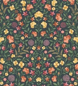 Color – Marigold & Tangerine & Red on Charcoal