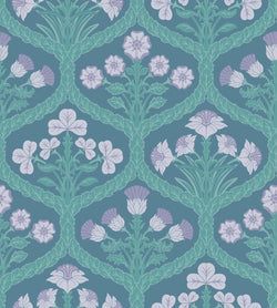 Color – Lilac & Teal on Denim