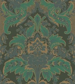 Color – Metallic Gold & Viridian on Dark Viridian