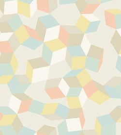 Color – Duck Egg & Yellow on Cream