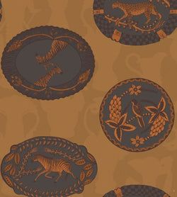 Color – Burnt Orange & Charcoal on Ginger