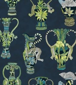 Color – Multi Greens & Blues on Ink