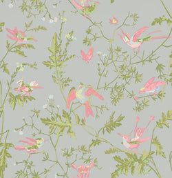 Color – Rose & Olive on Grey
