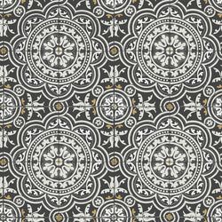Color – Grey & Metallic Gold on Black