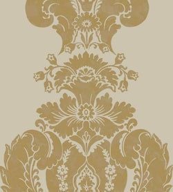 Metallic Gold on Taupe
