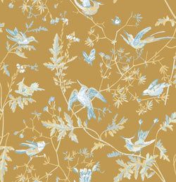 Color – Ice Blue on Metallic Gold