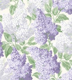 Color – Lilac & Heath Grey on White