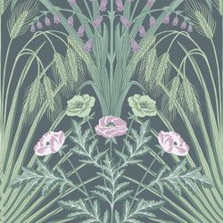 Color – Sage, Mint & Lilac on Dark Viridian
