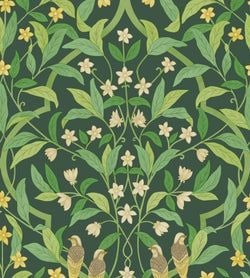 Color – Yellow & Leaf Green on Dark Forest Green