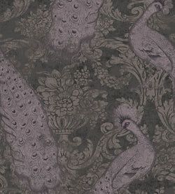 Color – Metallic Lilac Grey & Mink on Charcoal