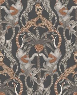 Color – Ginger & Taupe on Charcoal
