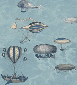 Color – Sky Blue & Metallic Gilver