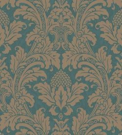 Color – Metallic Gold on Teal