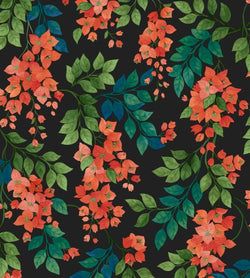 Color – Rouge, Leaf Green & Cerulean Sky on Charcoal