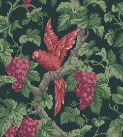 Color – Ruby & Rose & Olive Green on Charcoal