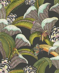 Color – Olive Green & Chartreuse & Fuchsia on Black