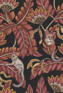 Color – Crimson & Marigold on Charcoal