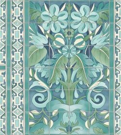 Color – Teal & Dark Teal on Denim