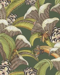 Color – Spring Green, Chartreuse & Coral on Forest