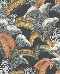 Color – Terracotta, Ochre & Ice Blue on Charcoal