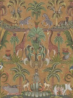 Color – Olive Green & Spring Green on Metallic Bronze
