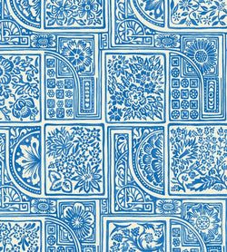 Color – China Blue on White