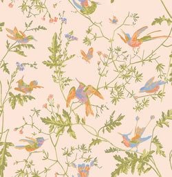 Color – Tangerine & Olive on Blush