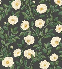 Cream & Forest Green on Charcoal