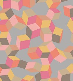 Color – Fuchsia & Orange on Dove