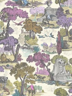Color – Purple & Safari on White