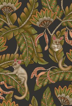 Color – Spring Green & Orange on Black