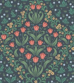Color – Rouge & Forest Green on Charcoal