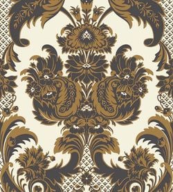 Color – Metallic Gold & Charcoal on Chalk