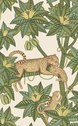 Color – Spring Green & Sand on Linen
