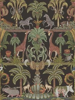 Color – Olive Green & Spring Green on Black