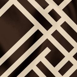 Color – brown geometric print