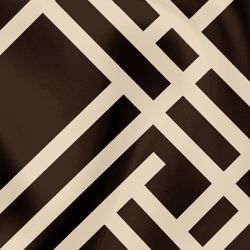 Color – brown geometric print