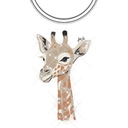 white/giraffe