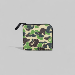 ABC Camo Mini Zipped Wallet - Green