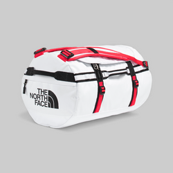 Base Camp Small Duffel - White/Black/Elevation Red
