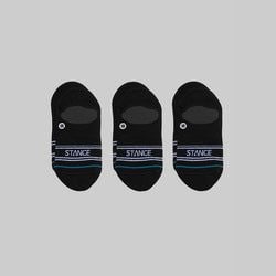 Basic No Show 3 Pack - Black
