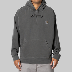 Hooded Nelson Sweat - Graphite Garment Dyed