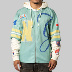 Headcrack Champs Jersey Zip Hoodie - Green