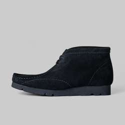 X Post Archive Faction Wallabee Boot - Black Suede