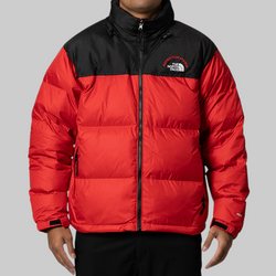 1996 Retro Nuptse Jacket - TNF Red/TNF Black
