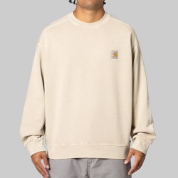 Nelson Sweat - Fleur De Sel Garment Dyed